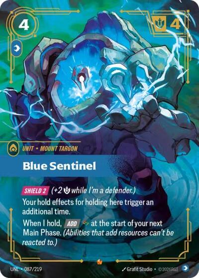 Riftbound- Unleashed - Blue Sentinel 087/219 Epic