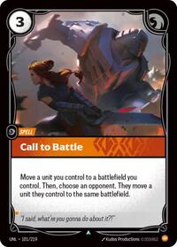 Riftbound - Unleashed - Call to Battle 101/219 Uncommon