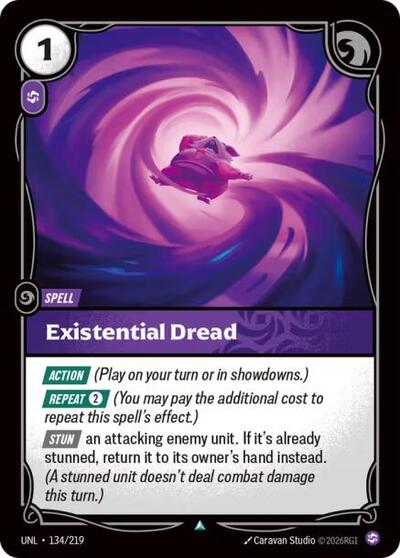 Riftbound - Unleashed - Existential Dread 134/219 Uncommon