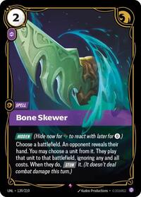Riftbound- Unleashed - Bone Skewer 139/219 Rare