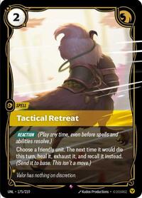 Riftbound- Unleashed - Tactical Retreat 175/219 Rare