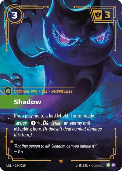 Riftbound- Unleashed - Shadow 194/219 Epic