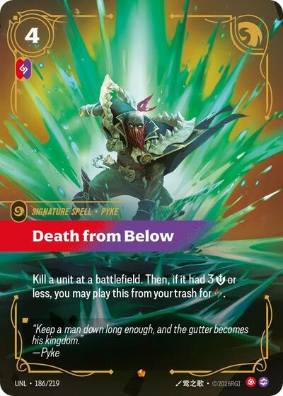 Riftbound- Unleashed - Death from Below 186/219 Epic