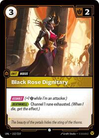 Riftbound - Unleashed - Black Rose Dignitary 152/219 Common