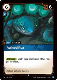 Riftbound - Unleashed - Ruined Rex 067/219 Common
