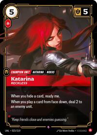 Riftbound- Unleashed - Katarina - Reckless 023/219 Rare