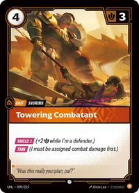 Riftbound - Unleashed - Towering Combatant 099/219 Common
