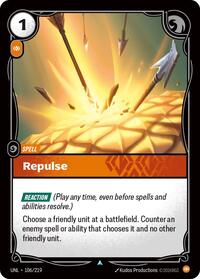 Riftbound - Unleashed - Repulse 106/219 Uncommon