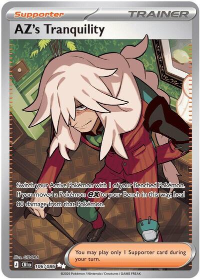 Mega Evolution Chaos Rising - 106/086 AZ's Tranquility Ultra Rare