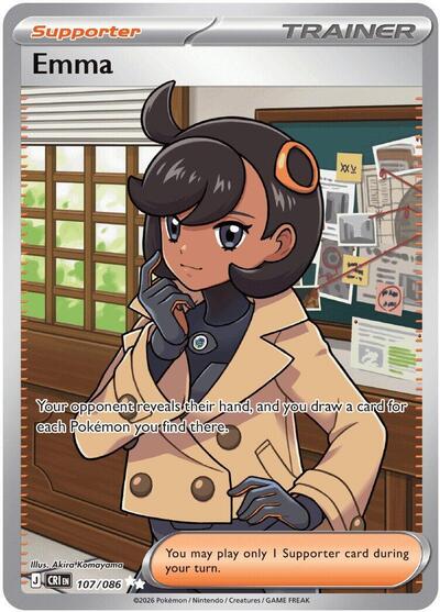 Mega Evolution Chaos Rising - 107/086 Emma Ultra Rare