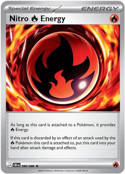 Mega Evolution Chaos Rising - 086/086 Nitro R Energy Rare