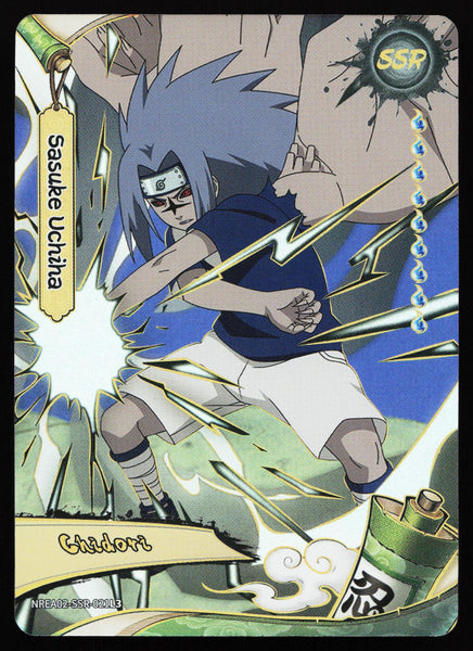 Naruto Kayou Earth Scrolls Series 2 Sasuke Uchiha NREA02-SSR-021L3