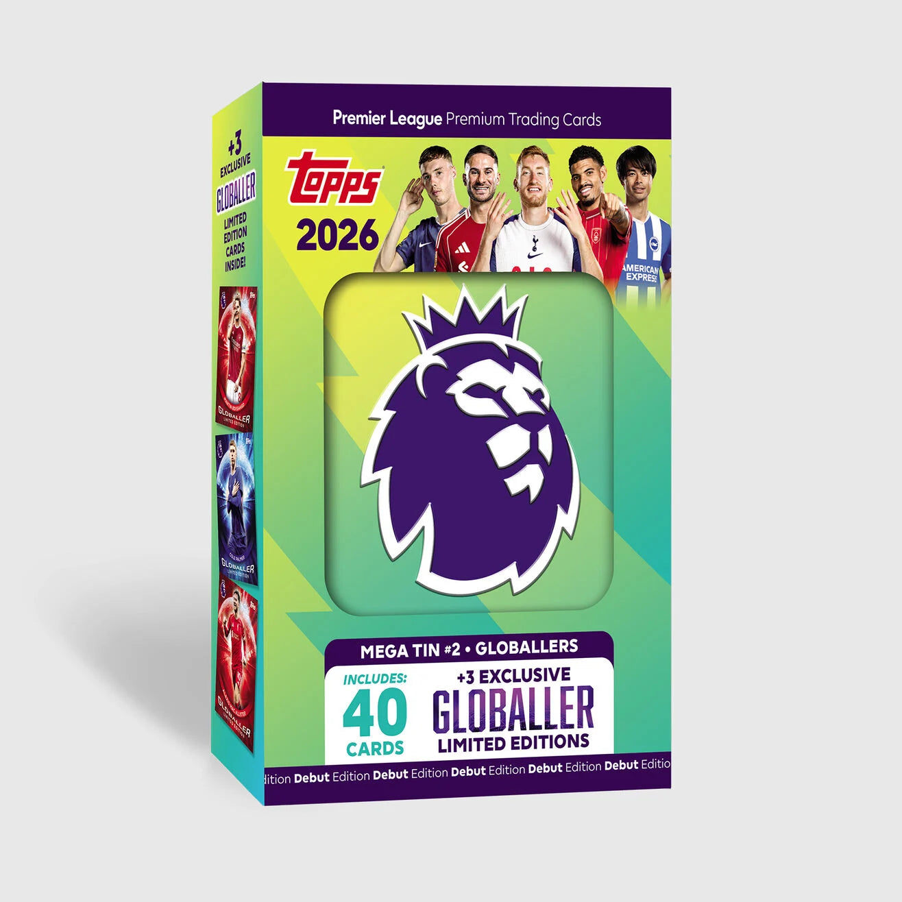 2026 Topps EPL Soccer Debut Edition Mega Tin