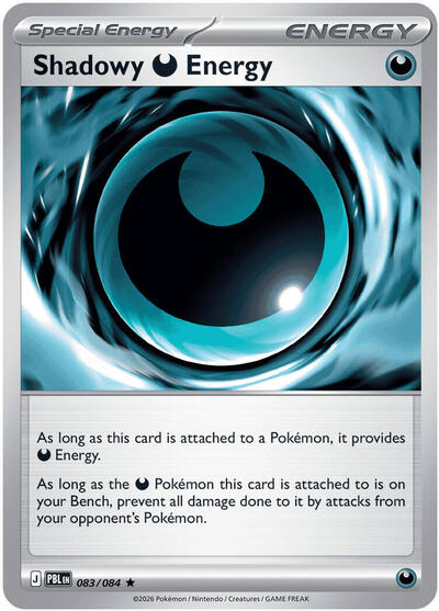 Mega Evolution Pitch Black - 083/084 Shadowy Darkness Energy Rare