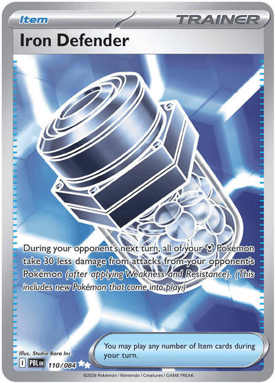 Mega Evolution Pitch Black - 110/084 Iron Defender Ultra Rare