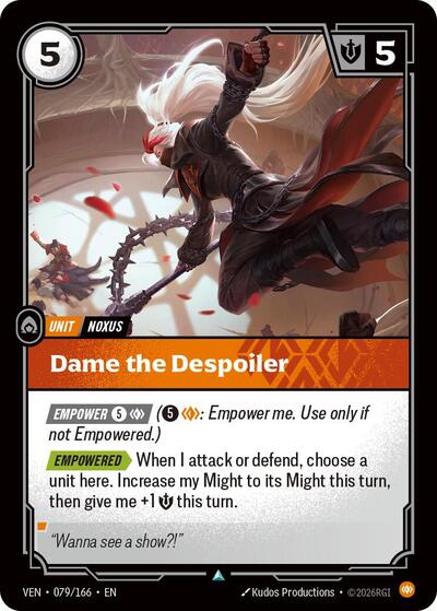 Vendetta - 079/166 Dame the Despoiler Uncommon