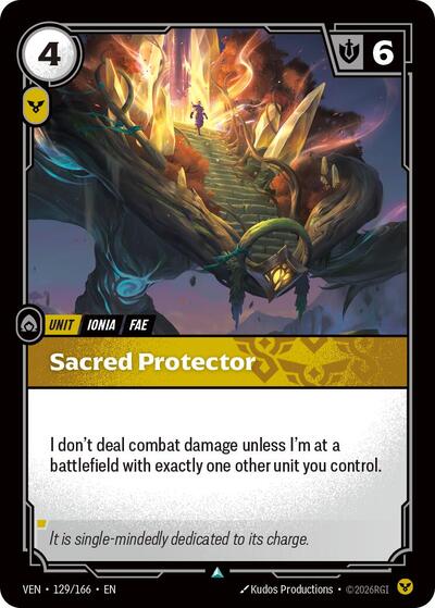 Vendetta - 129/166 Sacred Protector Uncommon