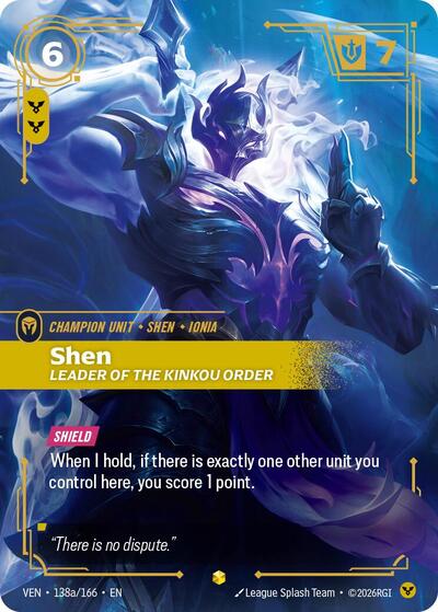 Vendetta - 138a/166 Shen Showcase
