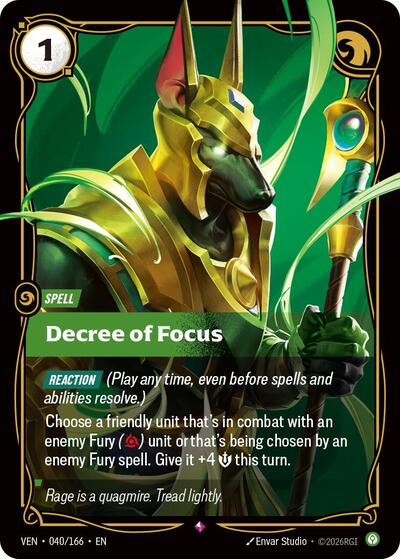 Vendetta - 040/166 Decree of Focus Rare