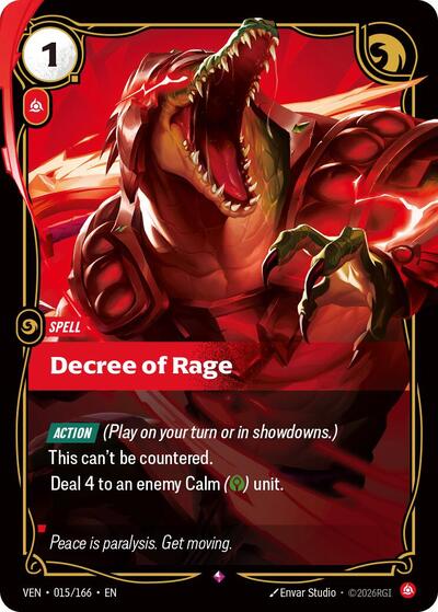 Vendetta - 015/166 Decree of Rage Rare