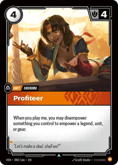 Vendetta - 082/166 Profiteer Uncommon
