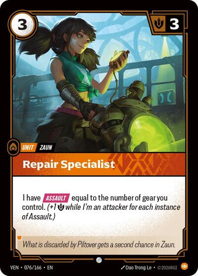 Vendetta - 076/166 Repair Specialist Common