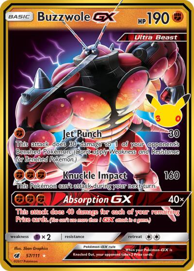ME: 30th Celebration - 057/111 Buzzwole GX Classic Collection