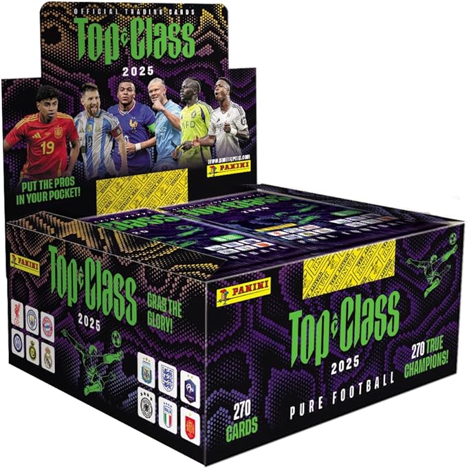 2025 Panini Top Class FIFA Soccer Booster Box (24 Packs)