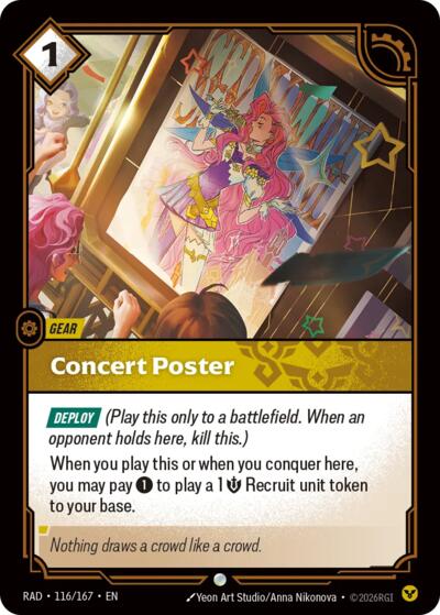 Radiance - 116/167 Concert Poster Common