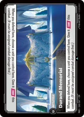 Radiance - 161/167 Durand Memorial Uncommon