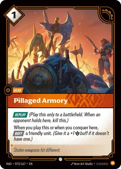 Radiance - 073/167 Pillaged Armory Common