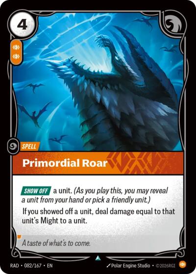 Radiance - 082/167 Primordial Roar Uncommon