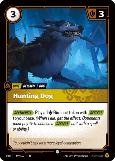 Radiance - 119/167 Hunting Dog Common