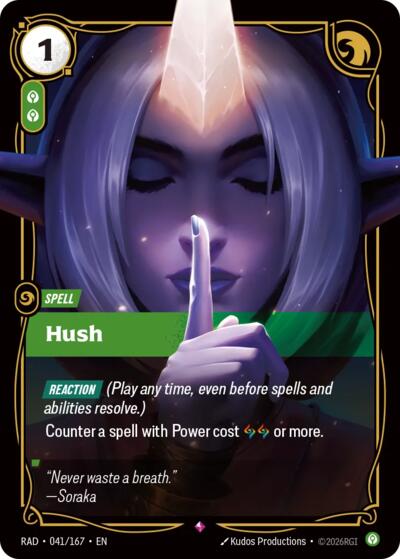 Radiance - 041/167 Hush Rare