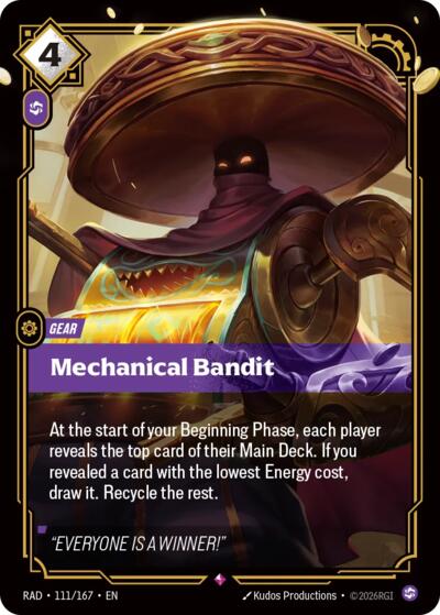 Radiance - 111/167 Mechanical Bandit Rare