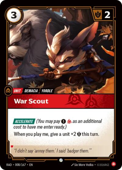 Radiance - 008/167 War Scout Common