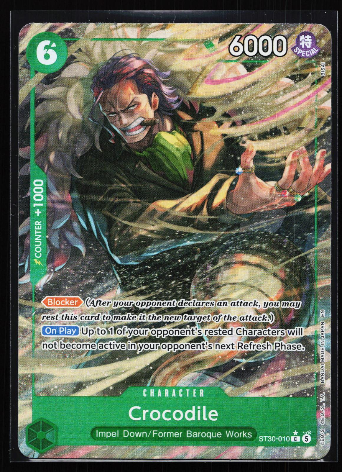Starter Deck EX: Luffy & Ace ST30-010 Crocodile (Full Art) Common