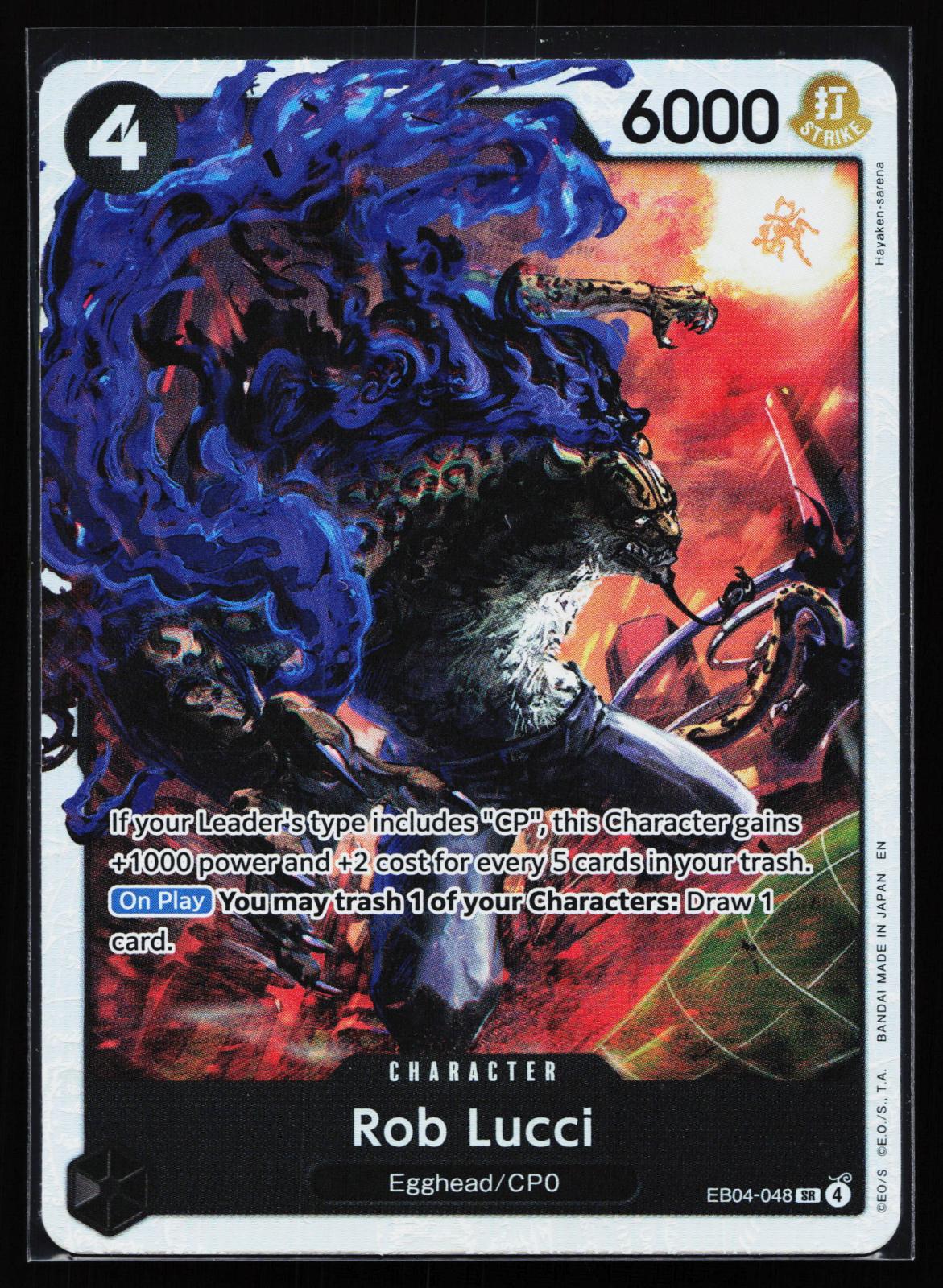 Adventure on Kami's Island EB04-048 Rob Lucci Super Rare