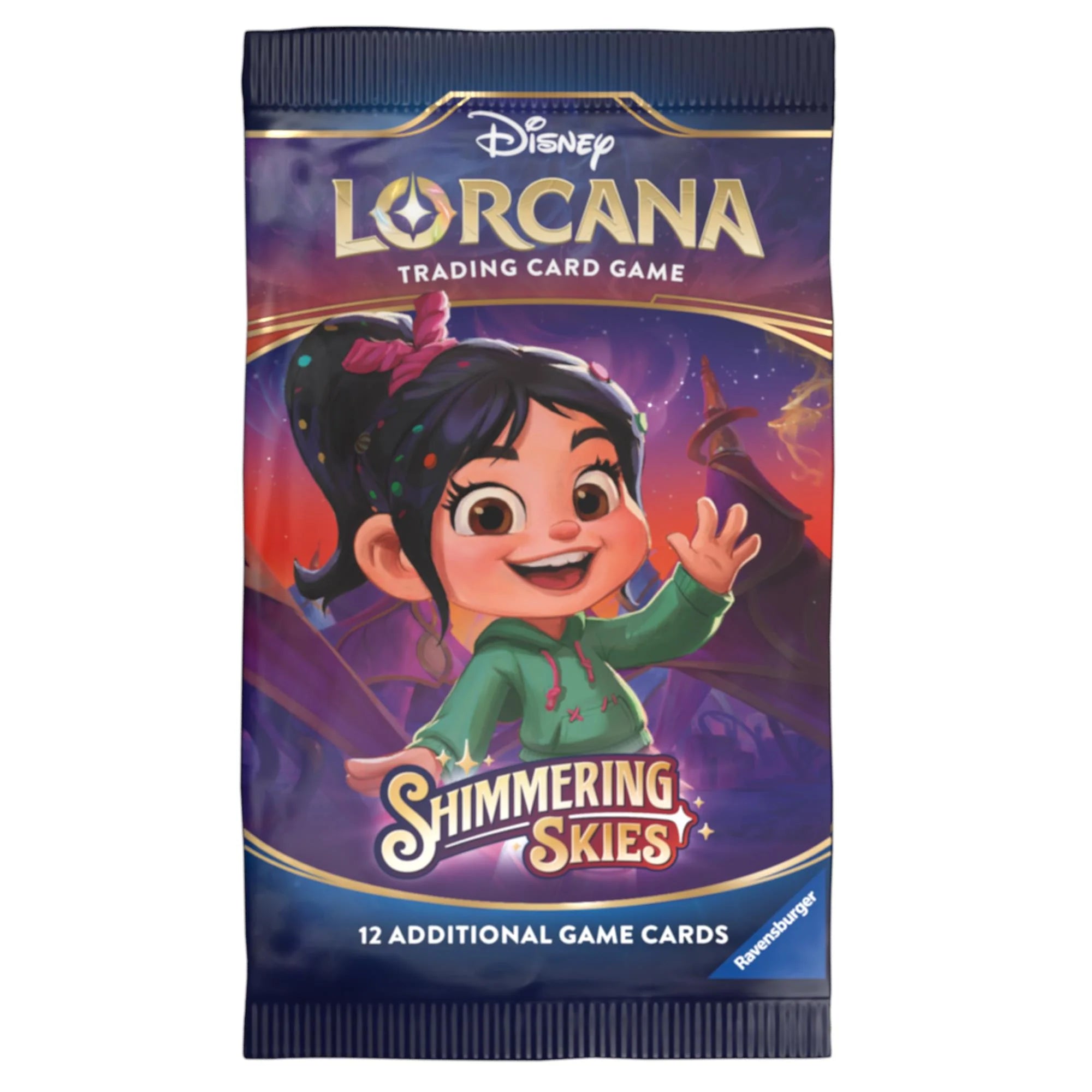 Disney Lorcana Trading Card Game: Into The Shimmering Skies Booster Pack (12 Cards)