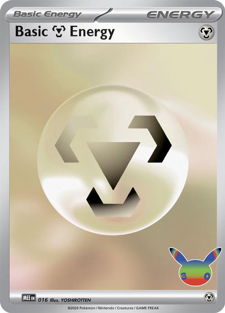 30th Celebration - 016 Basic Metal Energy (Holofoil)