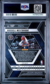 2024 PANINI MOSAIC #167 RUSSELL WESTBROOK INTERNATIONAL RED PSA 9