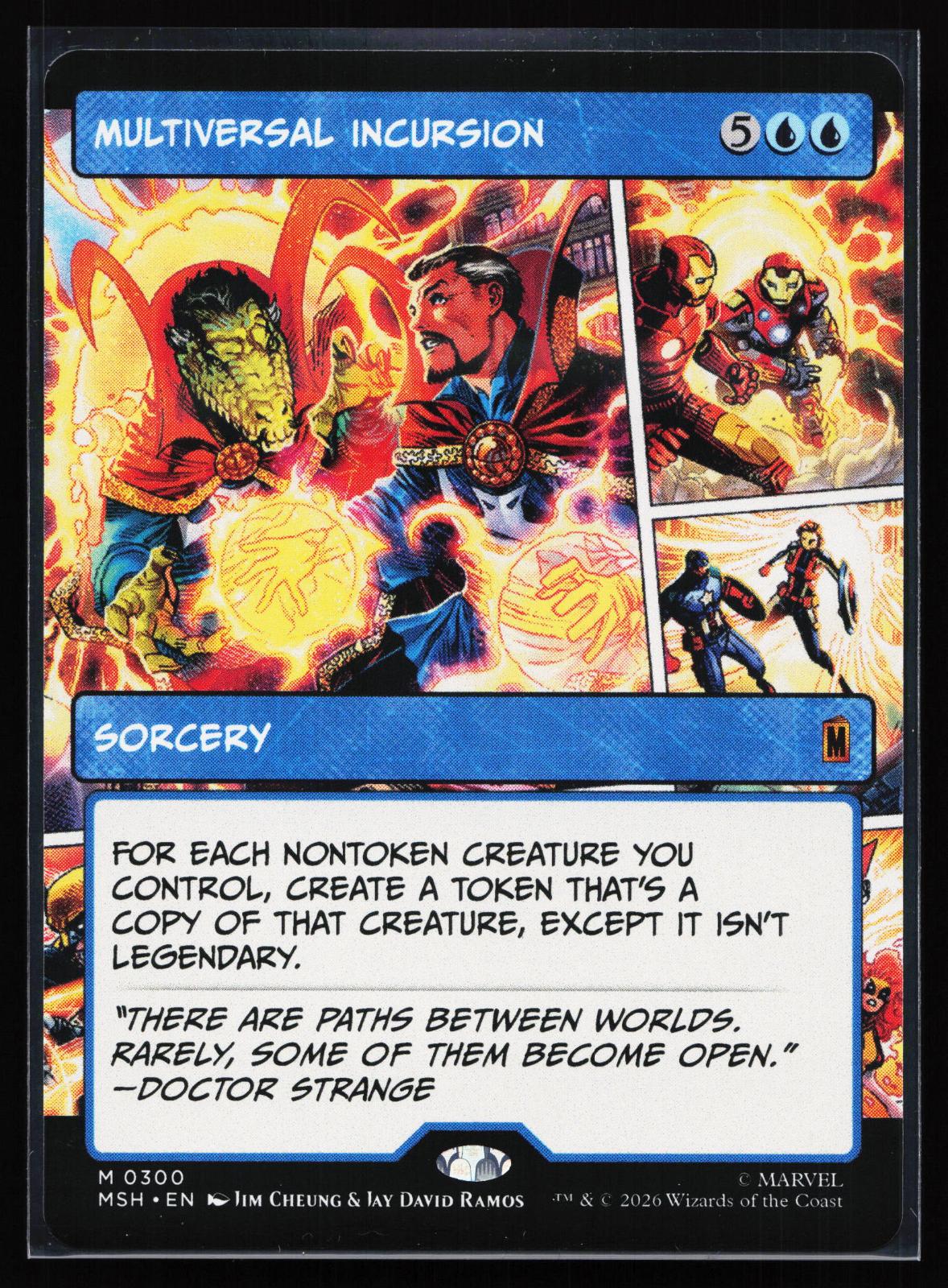Marvel Super Heroes 300 Multiversal Incursion (Borderless) Mythic