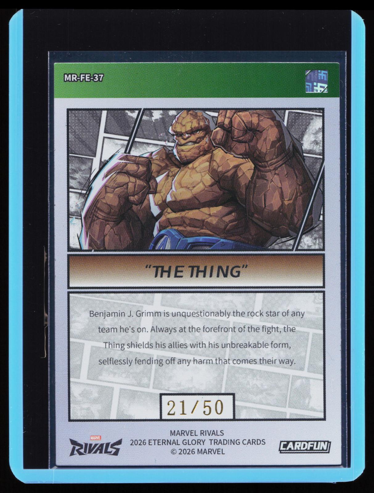 Cardfun Marvel Rivals - MR-FE-37 The Thing back