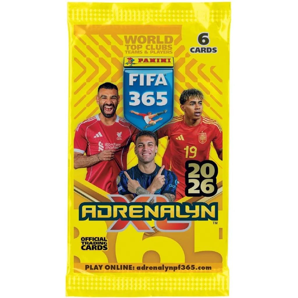 Panini FIFA 365 Adrenalyn XL 2026 Soccer Trading Cards Booster Pack