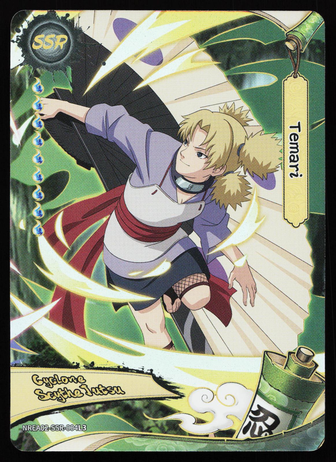 Naruto Kayou Earth Scrolls Series 2 Temari NREA02-SSR-004L3 Super Secret Rare