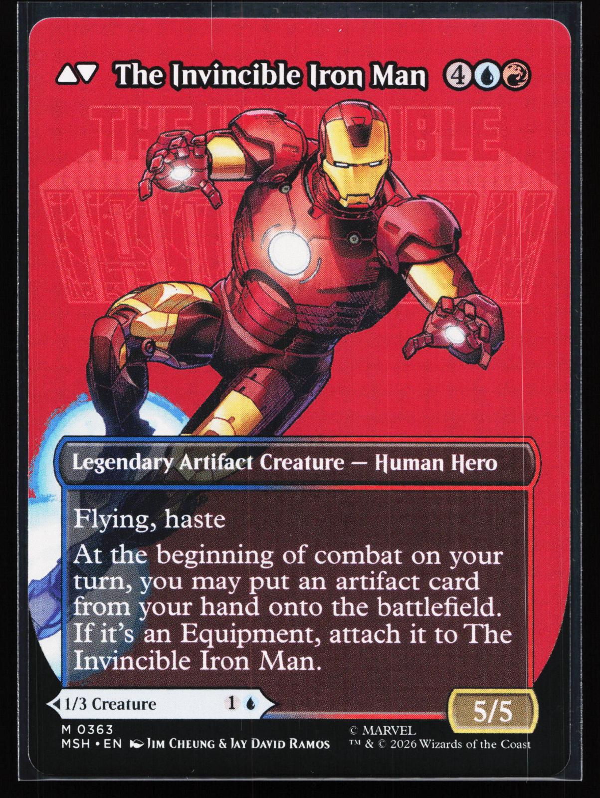 Marvel Super Heroes 363 Tony Stark (Borderless) (0363) Mythic