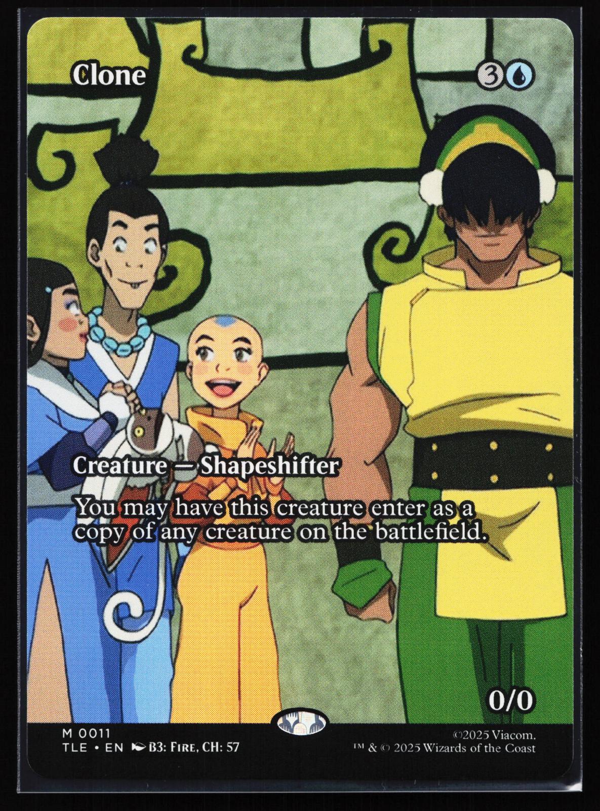 Avatar: The Last Airbender: Eternal-Legal 11 Clone (Borderless) Mythic