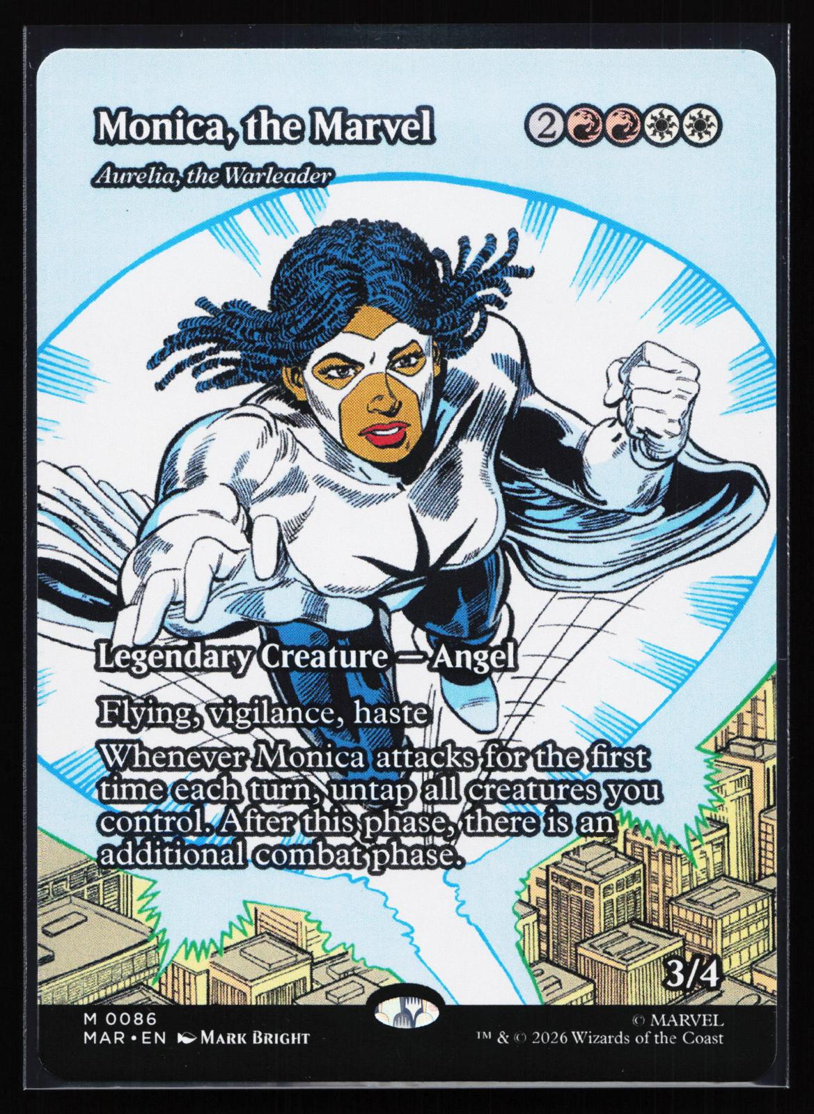 Marvel Universe Eternal-Legal 86 Monica, the Marvel - Aurelia, the Warleader (Borderless)
