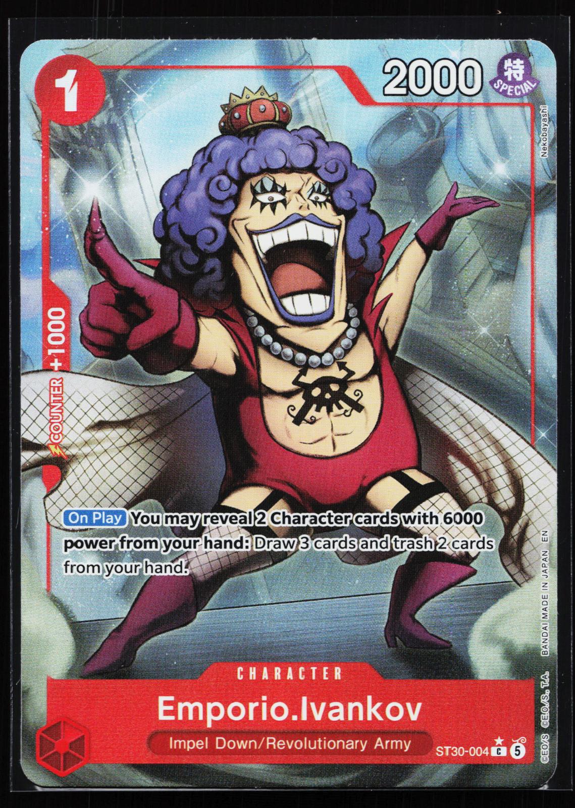 Starter Deck EX: Luffy & Ace ST30-004 Emporio.Ivankov (Full Art) Common