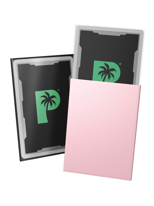 Palms Off Gaming - Blackout Deck Sleeves - Standard Size (100pc) - Rose - Matte